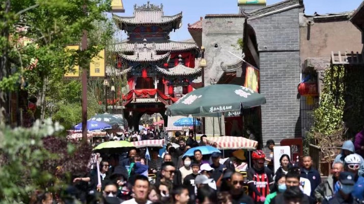 集團要聞丨甘肅文旅集團各景區(qū)“五一”假期人氣爆棚，累計接待游客50余萬人次