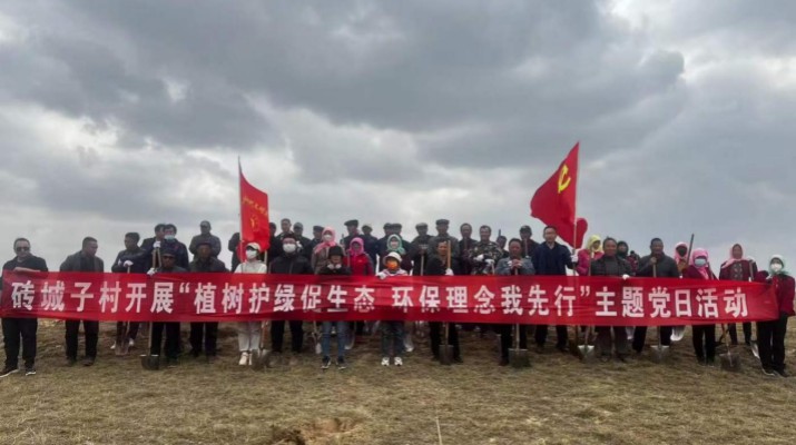 爭當綠色使者、生態(tài)先鋒 ——集團駐村工作隊組織幫扶村開展義務植樹主題黨日活動